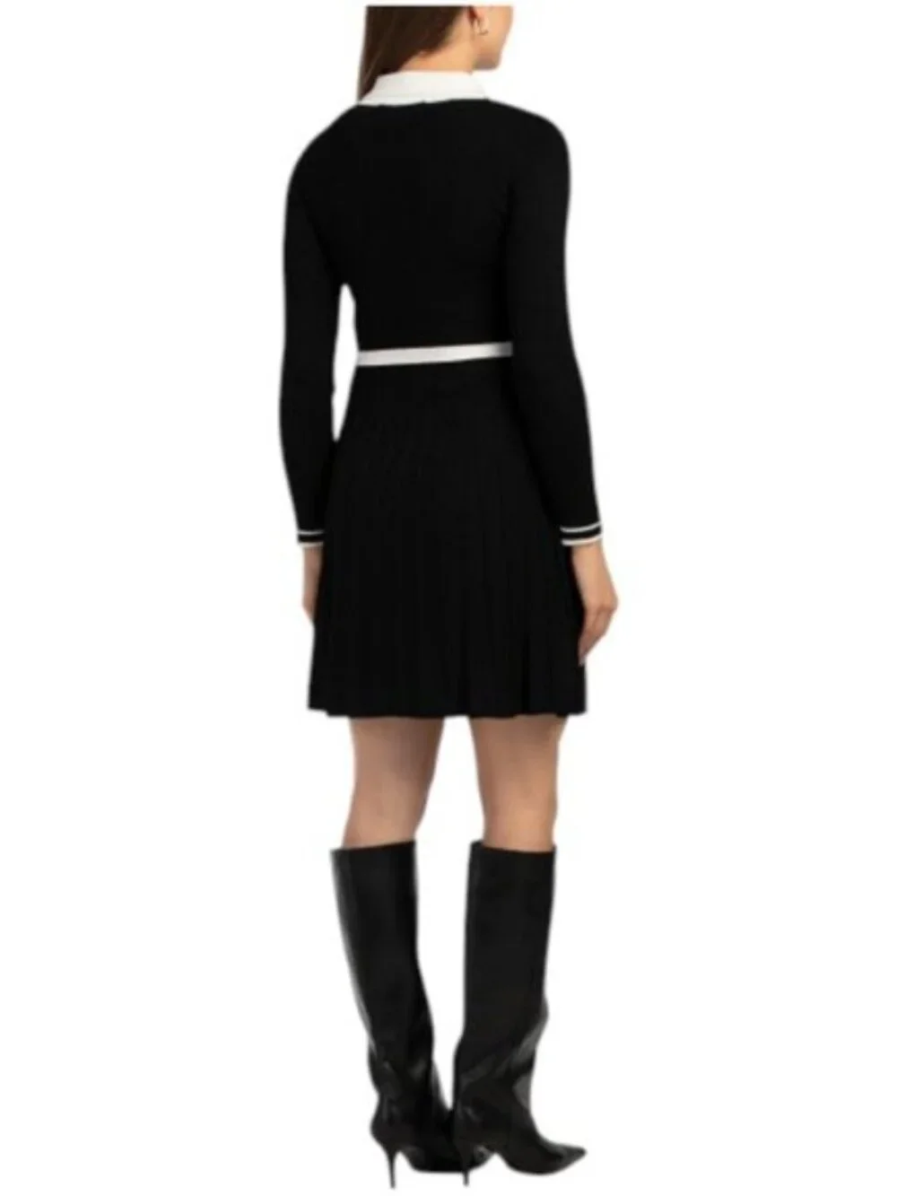 TAYLOR Contrast Trim Mini Sweater Dress ♥️ - Picture 2 of 3
